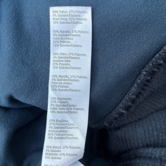 SPANX Corduroy Stretch Legging in Dark Blue Women’s Size Small - Picture 9 of 9